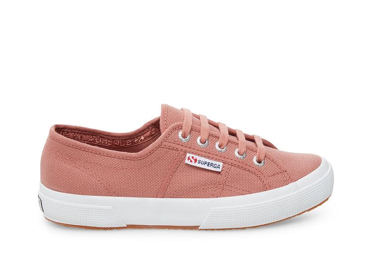 Superga 2750 Cotu Classic Brown Pink Leather - Womens Superga Classic Shoes